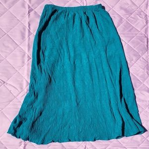 Midi Turquoise Skirt